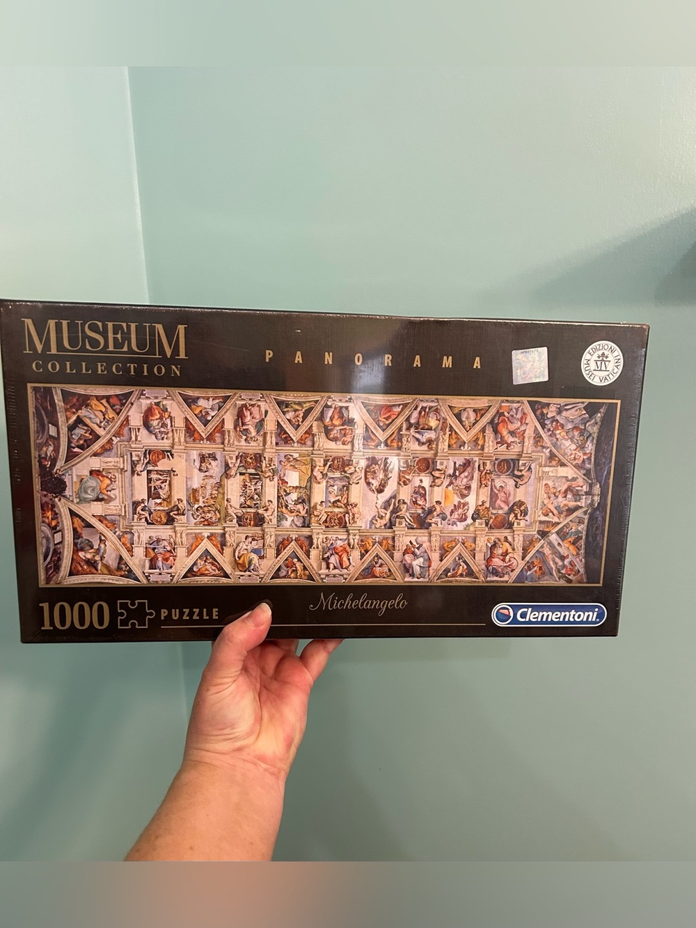 Clementoni Puzzle Panorama Michelangelo Sistine Chapel Ceiling 1000pcs New